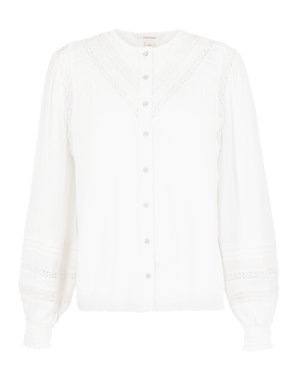Lace Insert Blouse