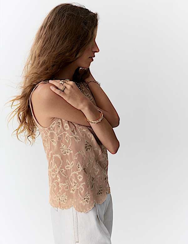 Embellished Vest Top - FI