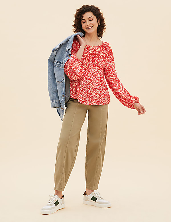 Floral Embroidered Blouse