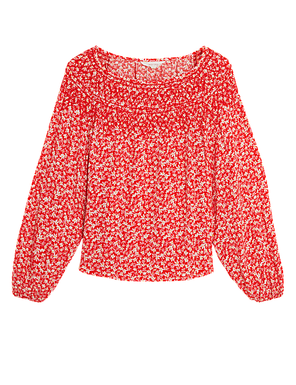 Floral Embroidered Blouse