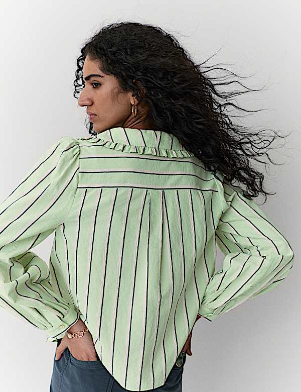 Chemise en coton mélangé coupe standard et cravate, repassage facile