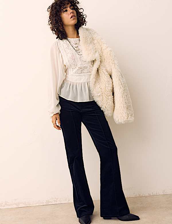 Lace Yoke Blouse - AU