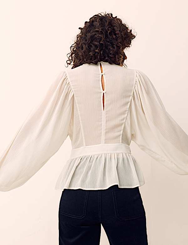 Lace Yoke Blouse - AU