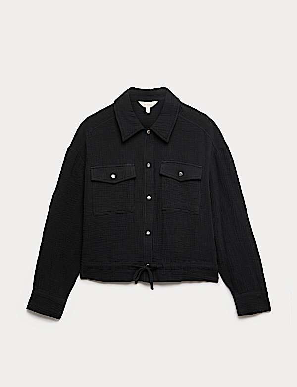 Pure Cotton Double-Cloth Shirt - RS