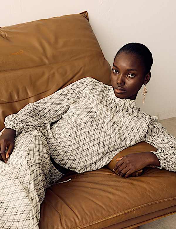 Checked Blouse - CA