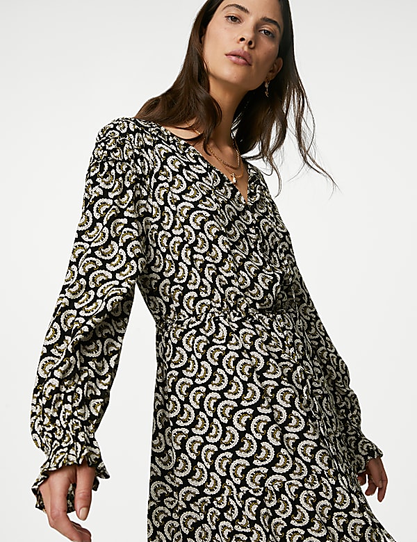 Marks and spencer snake print dress 2025