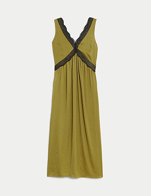 V-Neck Midaxi Slip Dress - AU