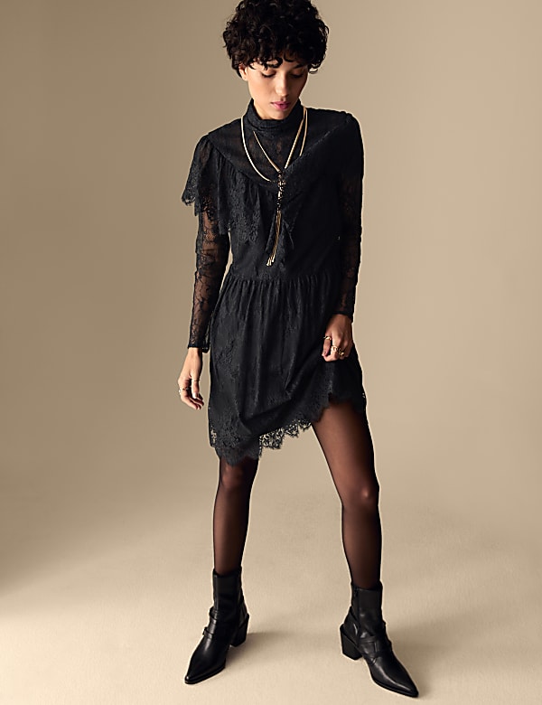 Lace Mini Dress