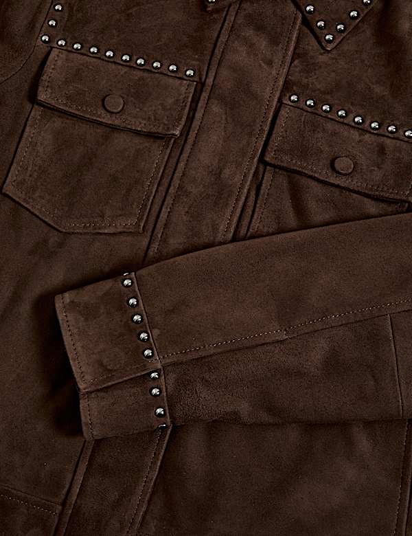 STUD SUEDE JKT