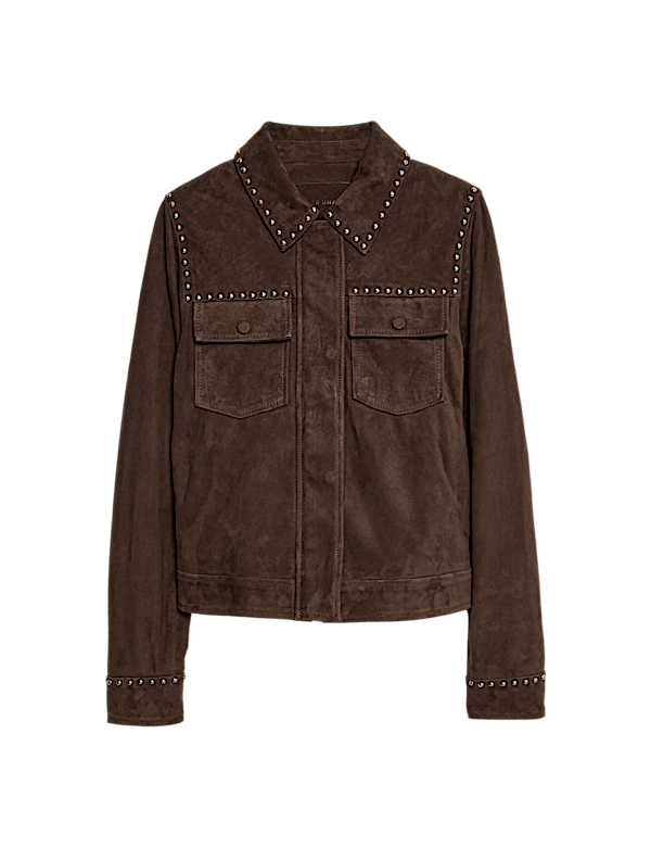 STUD SUEDE JKT