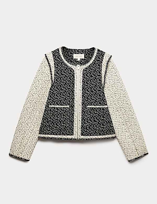 Pure Cotton Printed Quilted Jacket - MX