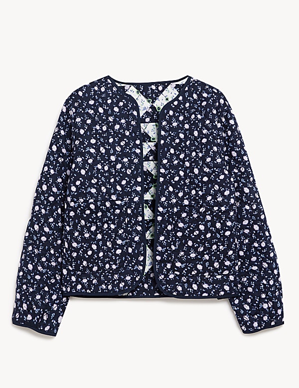 Pure Cotton Reversible Quilted Jacket