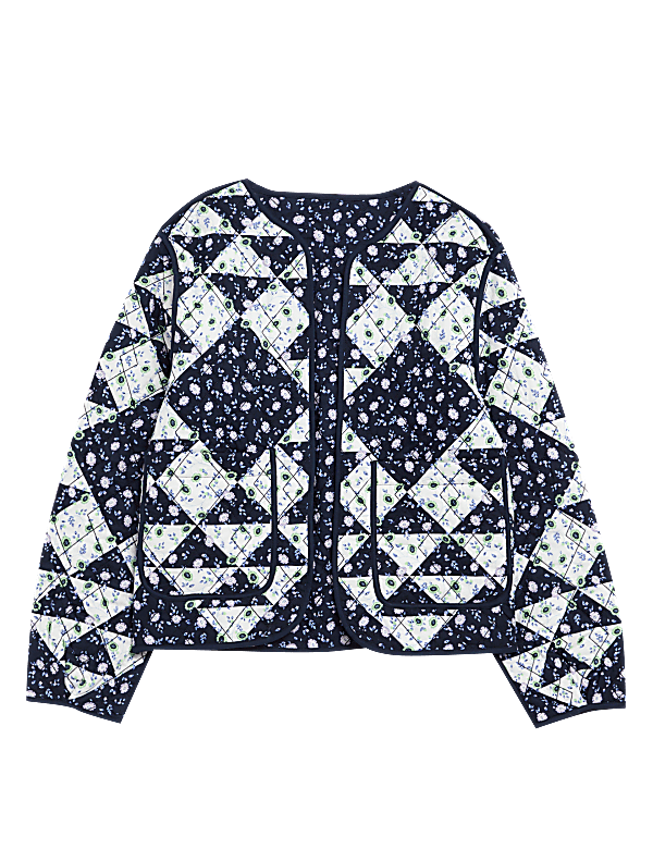 Pure Cotton Reversible Quilted Jacket