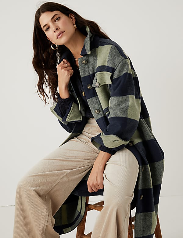 Longline shacket sales