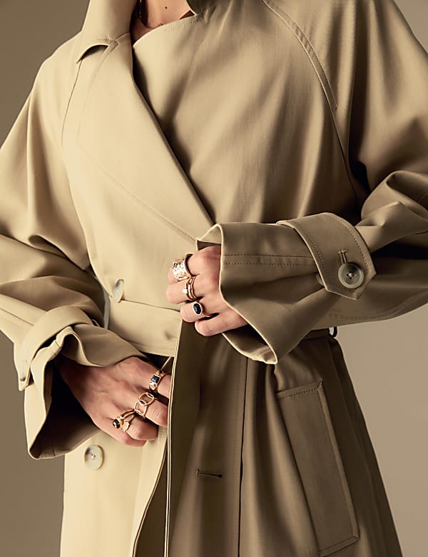 Lyocell Blend Stormwear Trench Coat