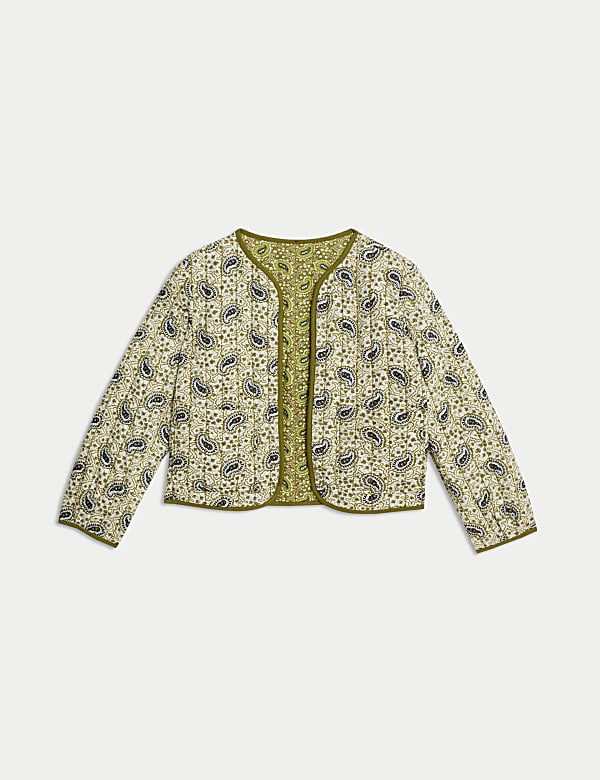 Chaqueta acolchada reversible 100% algod&oacute;n - ES