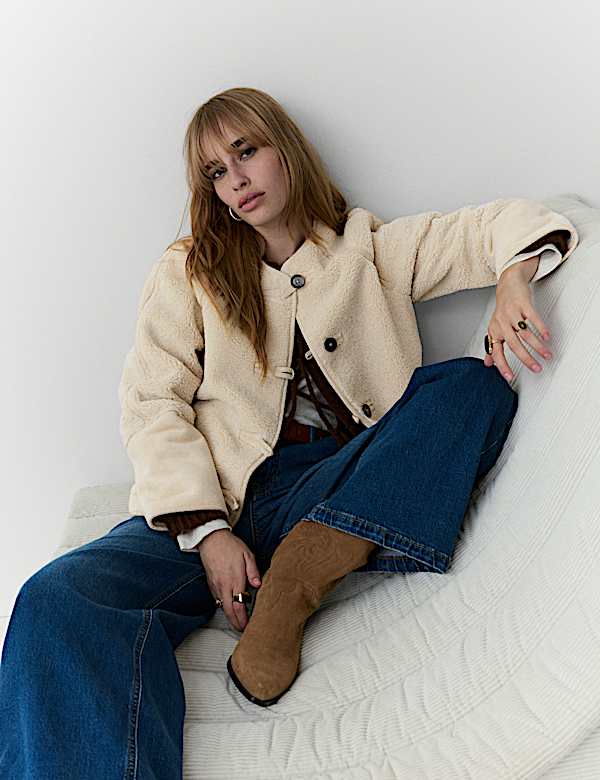 Faux Shearling Reversible Jacket - CH