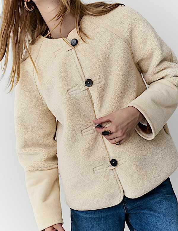 Faux Shearling Reversible Jacket - CH