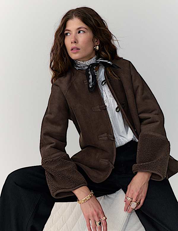 Faux Shearling Reversible Jacket - GR