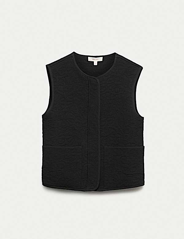 Chaleco acolchado sin cuello - US