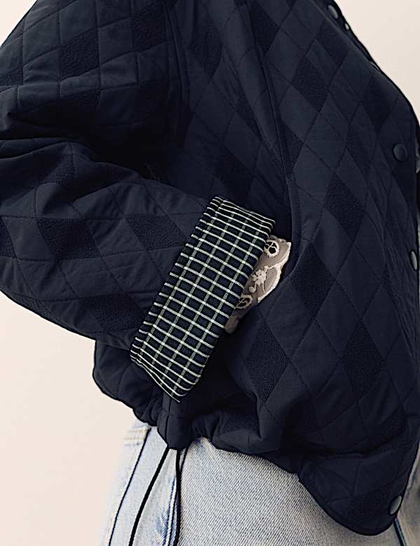 Jacquard Quilted Jacket - AL