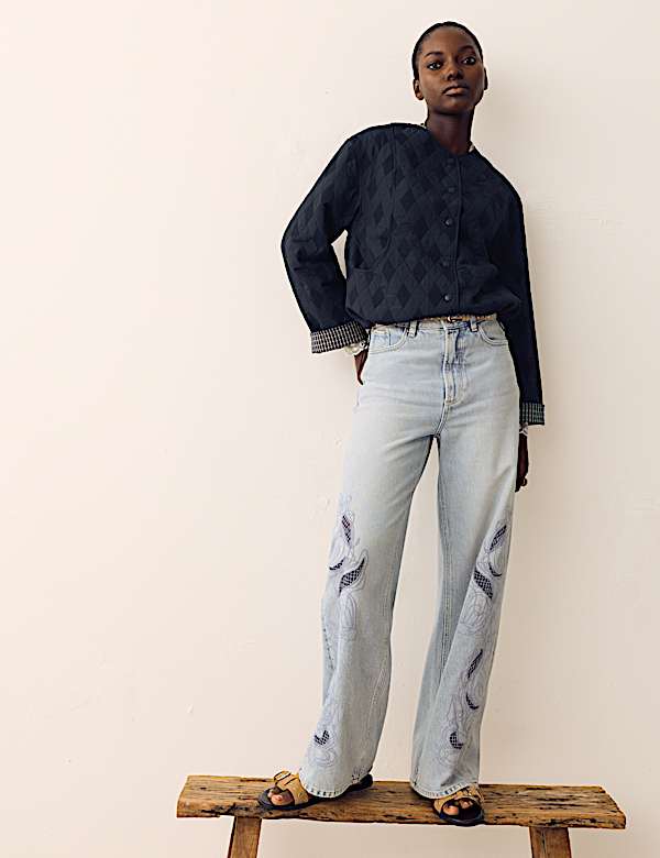 Jacquard Quilted Jacket - AL