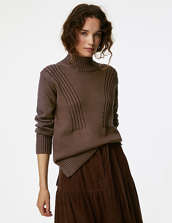Funnel Neck Jumper - US