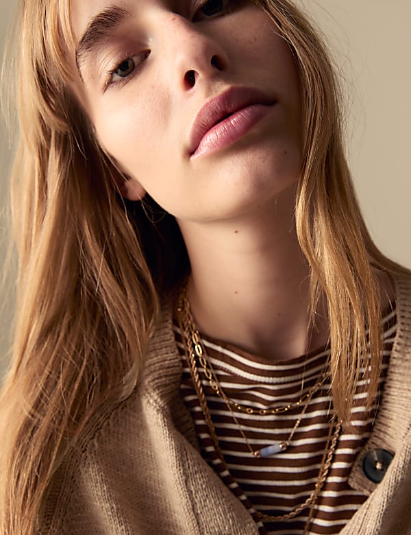 Gilet en coton &agrave; fermeture avant boutonn&eacute;e - BE