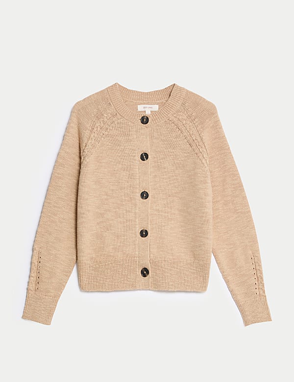 Gilet en coton &agrave; fermeture avant boutonn&eacute;e - BE