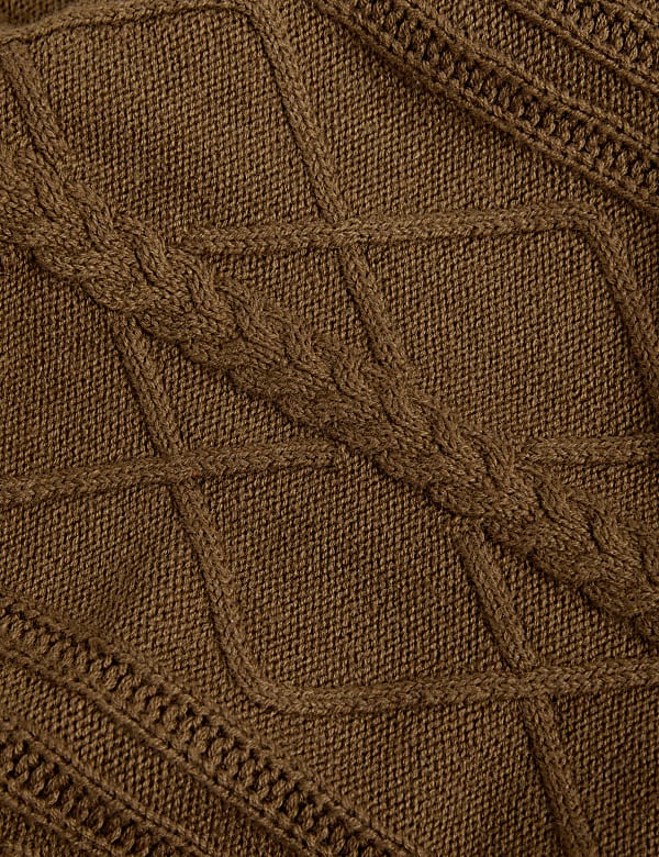 Merino Wool Blend Textured Knitted Vest