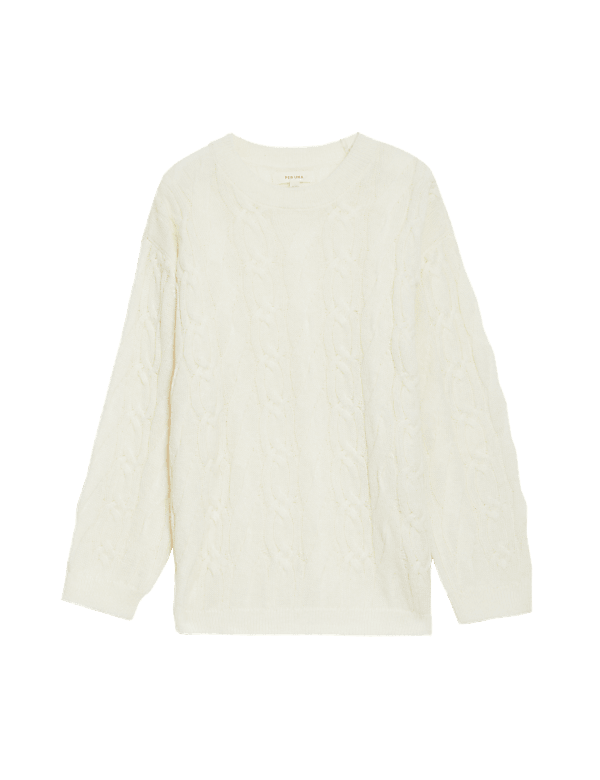 Cable Knit Neck Jumper