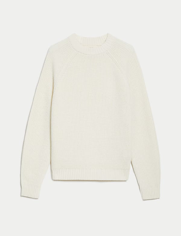 Merino Wool Blend Textured Jumper - BN