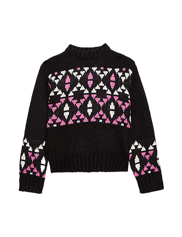 Fair Isle Jumper With Wool