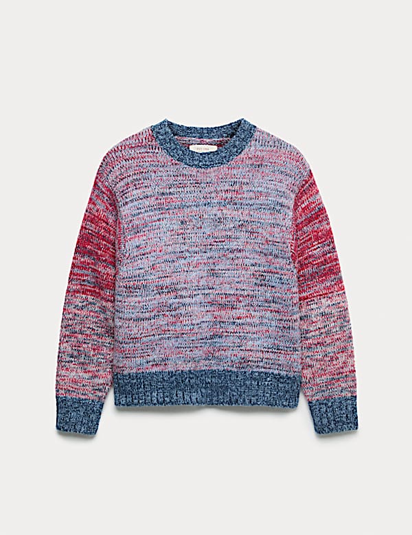 Colour Block Jumper with Mohair - HR