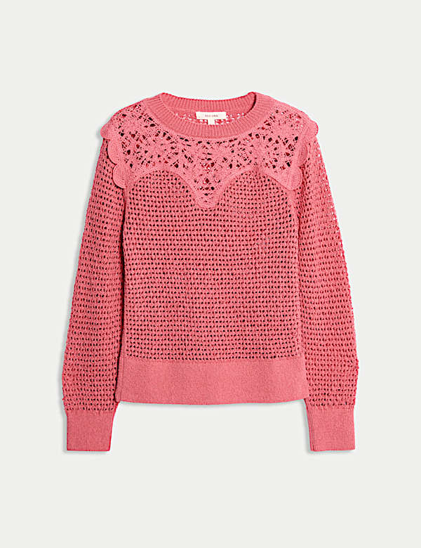 Cotton Rich Textured Jumper - AL