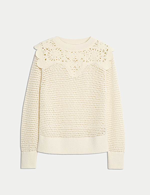 Knitted Relaxed Jumper  - US