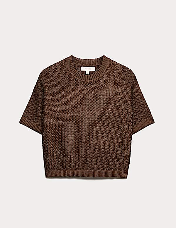 Top en maille textur&eacute;e - LU