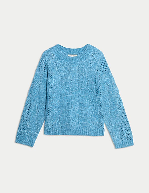 Pull textur&eacute; avec laine - LU