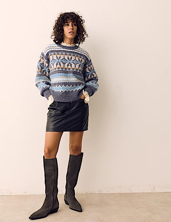 Fair Isle Jumper with Wool - CA
