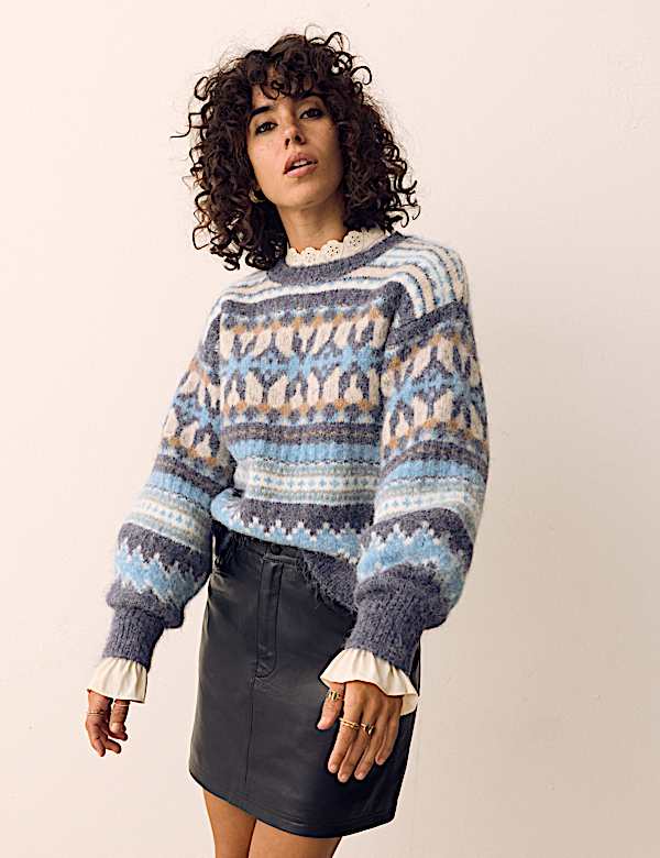 Fair Isle Jumper with Wool - CA