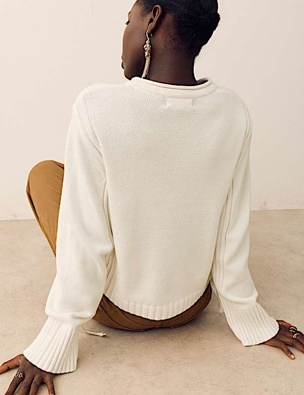 Cotton Rich Tie Side Detail Jumper - NL