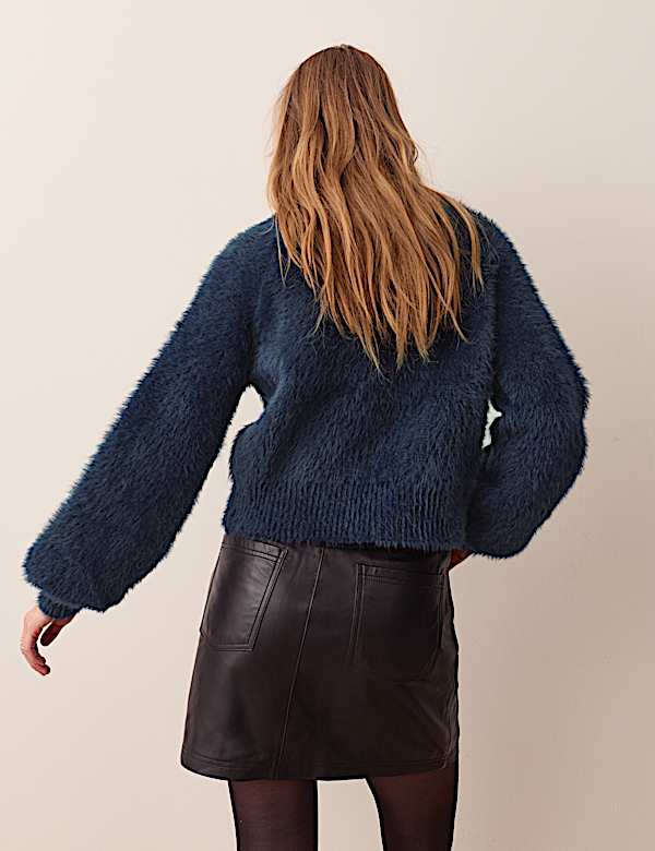 Chaqueta bomber de punto - US