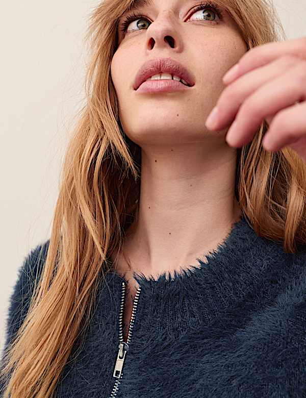Chaqueta bomber de punto - US