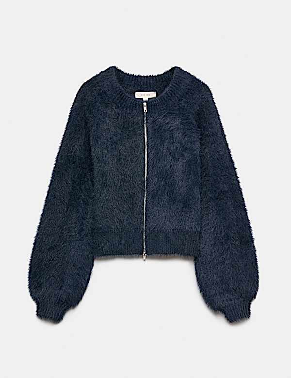 Chaqueta bomber de punto - US