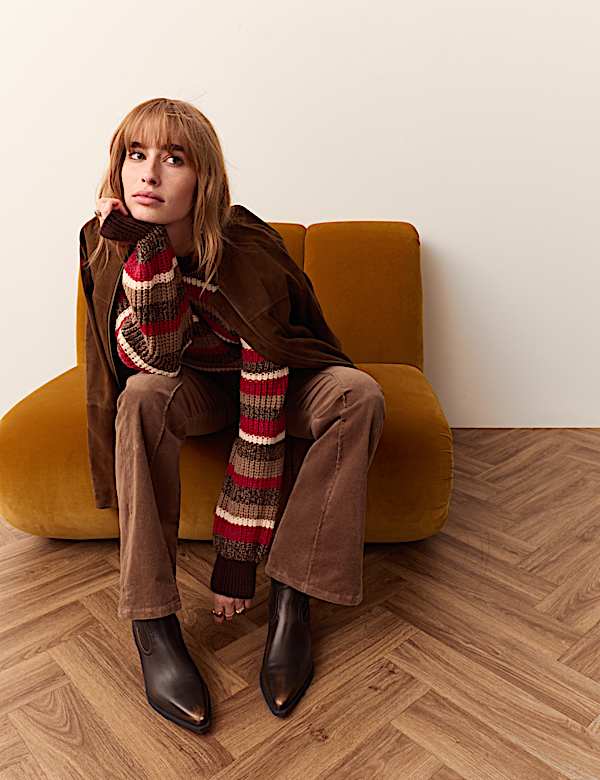 Striped Knitted Jumper - AU