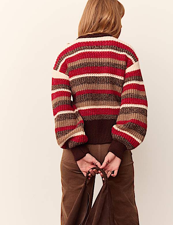 Striped Knitted Jumper - AU