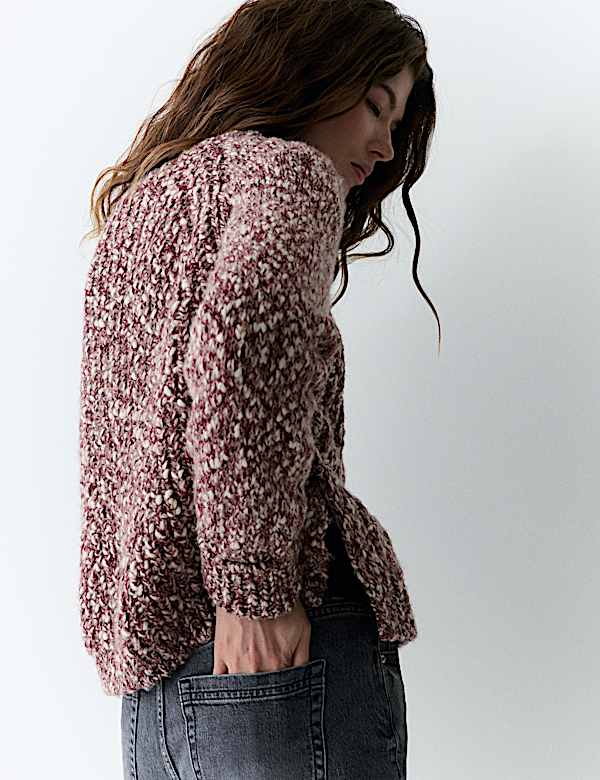 Cable Knit Jumper with Wool - BN