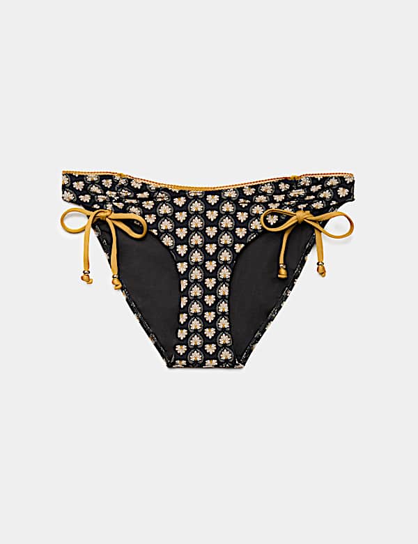 Bas de bikini avec imprim&eacute; - BE
