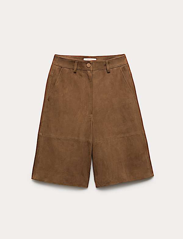 Suede Bermuda Shorts - CY