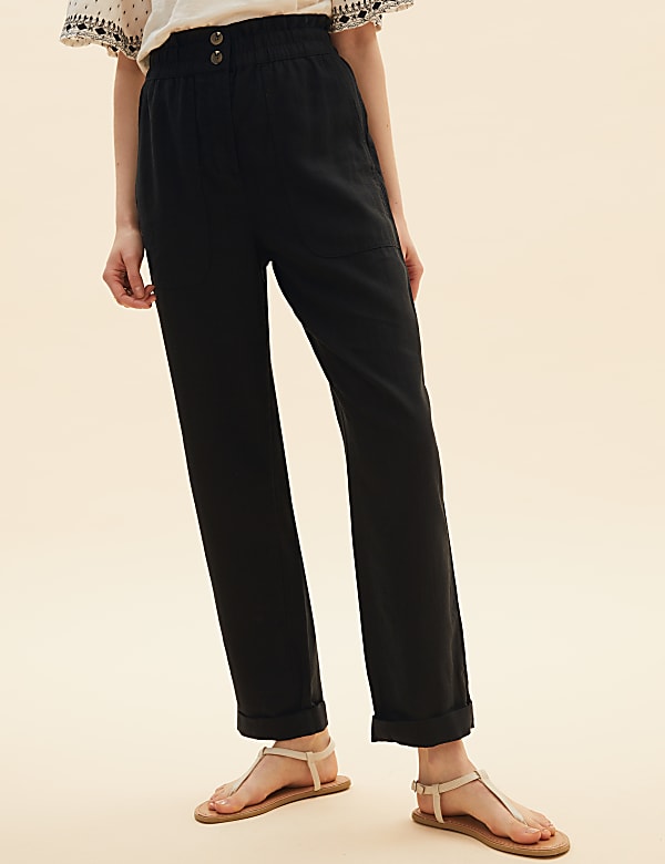 Utility Straight Leg Ankle Grazer Trousers